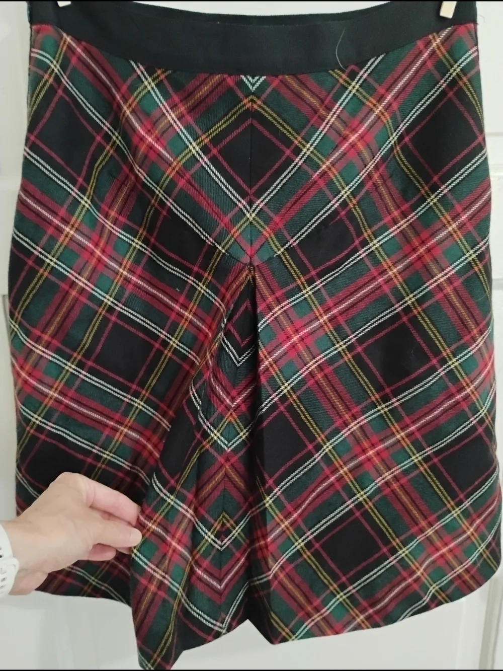 J. Crew Classic Tartan 100% Wool Holiday Skirt
